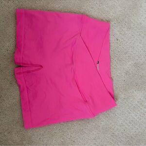 Women's High-Waist Performance Shorts - Bright Pink